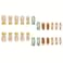 RTKHFZE Buttterfly Press on Nails Long Square Fake Nails French Tip Press on False Nails with 3D Butterfly and Ombre Design Acrylic Long Nails Press ons Stick on Nail for Women 24pcs