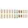 RTKHFZE Buttterfly Press on Nails Long Square Fake Nails French Tip Press on False Nails with 3D Butterfly and Ombre Design Acrylic Long Nails Press ons Stick on Nail for Women 24pcs
