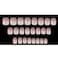 DANMANR Long Press on Nails Square French Fake Nails Full Cover Nude Acrylic False Nails for Women and Girls 24PCS Pink Square