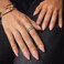 KXAMELIE Dusty Pink Press on Nails Almond Shaped 48Pcs Neutral Thick Fake Nails for Women Medium Almond Nails Press on Reusable Acrylic Nails Glue on Medium Length Stiletto False Nails Gel Artificial