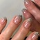 Stbisen French Pink Press on Nails Short Oval Summer Fake Nails with Sparkly Silver French Tips Designs Glossy Gel Finish Acrylic Nails Thick Reusable Glue on Nails Kit for Women 24Pcs Silver Blessing