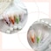GCSQW French Tip Press on Nails Almond Fake Nails with Animal Print Designs Leopard Zebra Tortoise False Nails Glossy Glue on Nails Acrylic Nails Full Cover Long Stick on Nails for Coquette Women 24Pc