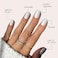 Glamnetic Press On Nails Lilac Gray Opaque Pale Light Lilac Gray Short Squoval Fake Nails Salon Quality 15 Sizes 30 Nail Kit with Glue