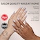 Glamnetic x Hello Kitty and Friends Press On Nails Cinnamoroll Cloud Pale Blue 3D Cloud Graphic Fake Nails in a Velvet Finish 15 Sizes 30 Nail Kit with Glue