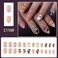 HPYFOI Halloween Press on Nails Short Almond Fake Nails Spooky and Cute False Nails Press ons with GhostBatCobwebFlower DesignReusable Artificial Nail Full Cover Stick on Nails for Women Manicure 24Pc