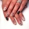 TOGZOM Halloween Press on Nails Short Square Fake Nails Black Spider Web Mummy Designs Acrylic Nails Matte Nails Press ons Full Cover Glue on Nails for Women Girls 24Pcs