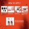 KISS imPRESS Halloween Press On Nails Party Startled Purple Medium Coffin Matte Finish No Glue GlowInTheDark Includes Prep Pad Mini Nail File Manicure Stick 30 Fake Nails
