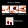 imPRESS Kiss Impress No Glue Mani Press On Nails Color FX This City Red Short Size Squoval Shape Includes 30 Nails Prep Pad Instructions Sheet 1 Manicure Stick 1 Mini File