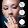 imPRESS Kiss Impress No Glue Mani Press On Nails Color FX This City Red Short Size Squoval Shape Includes 30 Nails Prep Pad Instructions Sheet 1 Manicure Stick 1 Mini File