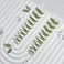 KQueenest Cat Eye Sage Green Press on Nails Almond Shape 30 Pcs Glitter Fake Nails Medium Thick Sparkle Nails Press on Shiny Acrylic Nails Cute Bling Stick on Nails for Women Salon Manicure Gift