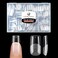 Luckyfairy Medium Square Nail Tips 240pcs Soft Gel PreShaped Acrylic Fake Nails Half Matte Full Cover Clear Gelly Press on Flase Nail Tips for Extension Nail Manicure Home DIY 12 Sizes Gelly Tips