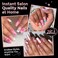 Luckyfairy Medium Square Nail Tips 240pcs Soft Gel PreShaped Acrylic Fake Nails Half Matte Full Cover Clear Gelly Press on Flase Nail Tips for Extension Nail Manicure Home DIY 12 Sizes Gelly Tips