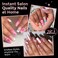 Luckyfairy Medium Square Nail Tips 240pcs Soft Gel PreShaped Acrylic Fake Nails Half Matte Full Cover Clear Gelly Press on Flase Nail Tips for Extension Nail Manicure Home DIY 12 Sizes Gelly Tips