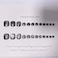 MISUD Press on Nails Toe Glue on Nails with Black Cat Eye Acrylic Toenails Bling Design 24 pcs
