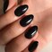 modelones Black Short Press on Nails Oval Fake Nails Kit Press Ons with Nail Glue Adhesive Tabs Nail File Prep Pad Manicure Stick 32Pcs 16 Sizes Women Girl Gift