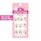 Olive & Olive June Classic Super Stick Mani Press On Nails No Glue Needed 32 Tab Nails 16 Sizes NonToxic Tabs Easy OnOff NonDamaging Realist Look 7Day Wear Short Round Mod Flowers