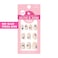 Olive & Olive June Classic Super Stick Mani Press On Nails No Glue Needed 32 Tab Nails 16 Sizes NonToxic Tabs Easy OnOff NonDamaging Realist Look 7Day Wear Short Round Mod Flowers