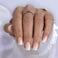 ShangMeng Ombre Press on Nails Short SHANGMENG Soft Gel Square Press on Nails for Women Gift Fit Perfectly Natural Glue on Nails in 16 Sizes 32 Reusable Fake Nails with Glue Vanilla Cream