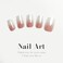 TOGZOM Ombre Square Press on Nails Short Fake Nails Chrome Acrylic Nails Glossy Gradation False Nails Gel Glue on Nails Stick on Nails for Women Girls Manicure 24 Pcs
