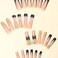 RUOKEXIN Black French Tip Fake Nails Square False Nails with Gold 3D Butterfly Designs Glitter Glue Black Bow Cute Stick On Nails for Women 24Pcs