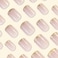 Stbisen Press On Nails Short Square Pink Fake Nails with French Tips and Gold Border Accent Glitter Designs Glossy Gel Finish Summer Nails Natural Reusable Glue On Nails Suitable for Work 30Pcs
