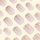 Stbisen Press On Nails Short Square Pink Fake Nails with French Tips and Gold Border Accent Glitter Designs Glossy Gel Finish Summer Nails Natural Reusable Glue On Nails Suitable for Work 30Pcs