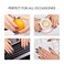 VSALON Almond Short Press on Nails Dark Blue Cat Eye Nails Kit for Newbies