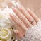 VSALON Press on Nails Short Almond Chrome Ombre Nude Pink Fake Nails Kit