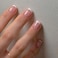 YoYoee Short Nude Nails Tips White French False Nails Square Press on Nails Full Cover Fake Nails for Women and Girls 24PCS