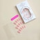 YoYoee Short Nude Nails Tips White French False Nails Square Press on Nails Full Cover Fake Nails for Women and Girls 24PCS