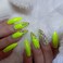 ZYBUXY light green press on nails luxury gem Crystal diamond False Nails long Stiletto Stick Fake Nails 24pcs wedding nails for bride