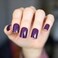 Coolnail CoolNail Dark Violet False Fake Nail Tips Deep Purple Acrylic UV Nails Art Decoration Round Square Manicure Salon Tools