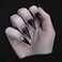 SINHOT Stiletto Press on Nails Extra Long Fake Nails with Glue Glossy False Nails with Black Gradient Designs Full Cover Almond Acrylic Nail 24pcs