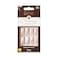 KISS Classy Press On Nails Nail glue included Stunning French Long Size Square Shape Includes 30 Nails 2g Glue 1 Manicure Stick 1 Mini file