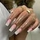 KXAMELIE Gradient Pink Press on Nails Long Square Ombre Medium Coffin Fake Nails Press onFrench Glue on NailsOpaque Acrylic Nails Set for Women Girls in 24 PCS