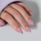 BTArtbox French Tip Press On Nails LampCurable Chrome Short Almond Press On Nails with Glue for Women SemiTransparent Soft Gel Glue On Nails in 16 Sizes 32 Stick On Nails Kit Mermaid Tail