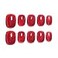 Sun&Beam Nails SunBeam Nails Handmade Press On Nails Short Square Wine Red Shimmer Glitter Finish 10 Pieces for Everyday Wear and Special Occasions 163 S