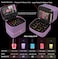 ButterFox Nail Polish Organizer Case Holder Holds 60 Bottles Fits Nail Lamp Dublelayer Storage for Nail Supplies and Accessories Lavender Purple