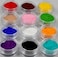 Bizzico 12 Colour Velvet Flocking Powder for Velvet Manicure Nail Art Polish Tips New