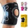 CAMBIVO ELITE Knee Brace with Side Stabilizers Open Patella Gel Pad for Knee Pain Meniscus ACL MCL Arthritis Relief Breathable Adjustable Knee Support for Men and WomenPlease Check Size Chart