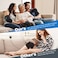 MOAJAZA Cordless Knee Heating Pad with Vibration FSA or HSA Eligible Heated Knee Brace Wrap Heating Pad for Shoulder Elbow Pack of 1 Black