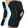 Vive Hinged Knee Brace Relieves ACL MCL Meniscus Tear Lightweight Comfortable Breathable Open Patella Wrap with Side Stabilizers for Women Men Adjustable Strap for Tendonitis