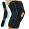 Vive Hinged Knee Brace Relieves ACL MCL Meniscus Tear Lightweight Comfortable Breathable Open Patella Wrap with Side Stabilizers for Women Men Adjustable Strap for Tendonitis