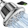 MakeFit Filtered Shower Head with Upgraded Activated Carbon Filter High Pressure Shower Head with Hard Water Softener 7 Settings Bathroom Rain Showerhead to Remove Chlorine and Heavy Metals