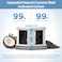MakeFit Filtered Shower Head with Upgraded Activated Carbon Filter High Pressure Shower Head with Hard Water Softener 7 Settings Bathroom Rain Showerhead to Remove Chlorine and Heavy Metals