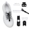 AIXMEET 5 Pairs Black No Tie Elastic Shoe Laces