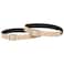 Allegra K Womens Elastic Detachable Buckle Shoe Ankle Straps Belt Band for Heels 335cm1319 Beige