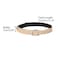 Allegra K Womens Elastic Detachable Buckle Shoe Ankle Straps Belt Band for Heels 335cm1319 Beige