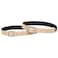Allegra K Womens Elastic Detachable Buckle Shoe Ankle Straps Belt Band for Heels 335cm1319 Beige