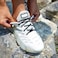 anan520 2 Pairs Elastic Shoelaces Elastic No Tie Shoe Laces For AdultsKidsElderly White
